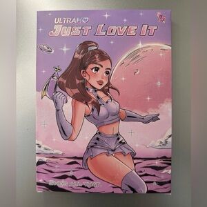 'Just Love It' Pink and Purple Art Poster